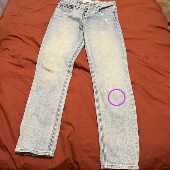 Aritzia Denim Forum Yoko Slim in 'tequila a go-go' sz 26 - Picture 9 of 10